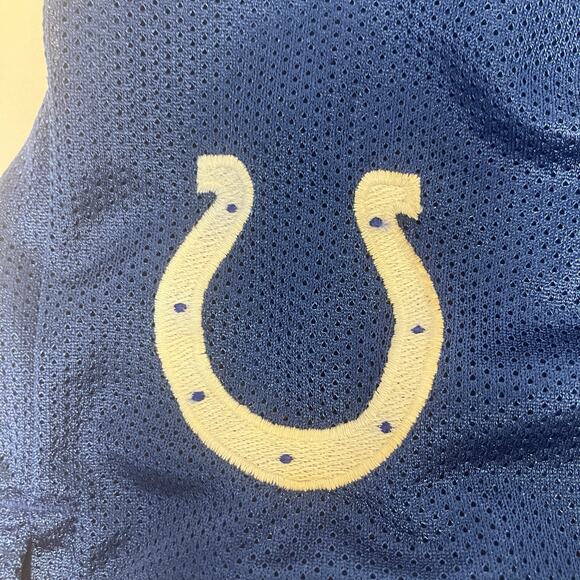 INDIANAPOLIS COLTS On Field Practice Shorts Size L Blue Embroidered Logo - Picture 3 of 9